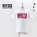 SY32 by SWEET YEARS エスワイサーティトゥバイスィートイヤーズ メンズ ニューボックスロゴTシャツ［14153J］【2024SS】|SY32 by SWEET YEARS-MENS