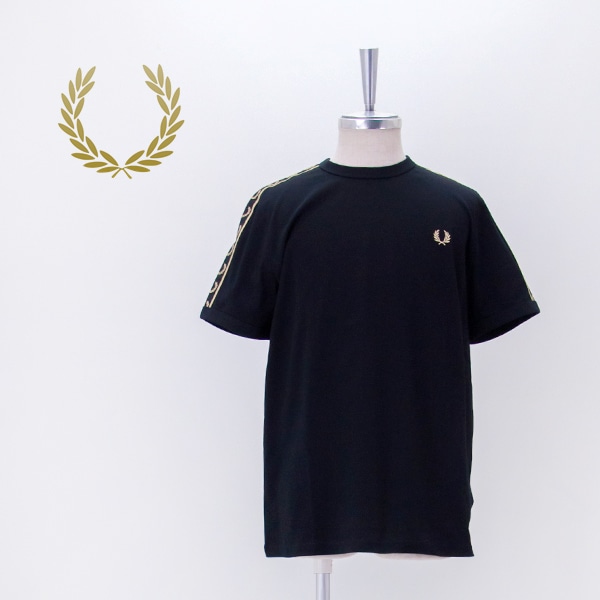 FRED PERRY フレッドペリー メンズ コントラストテープ リンガーTシャツ［M4613］【BASIC】