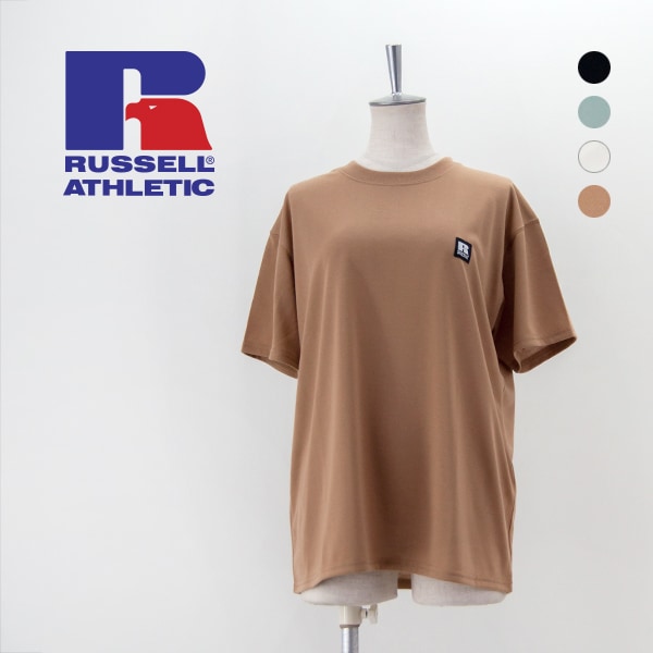 RUSSELL ATHLETIC ラッセルアスレティック ユニセックス エバードライ ジャージーショートスリーブシャツ［RJ-24047］【2024SS】