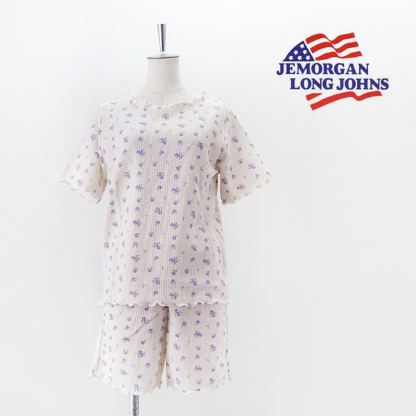 【SOLDOUT】JEMORGAN LONG JOHNS ジェーイーモーガンロングジョーンズ レディース サーマル セットアップ［JE552-29S］【2024SS】