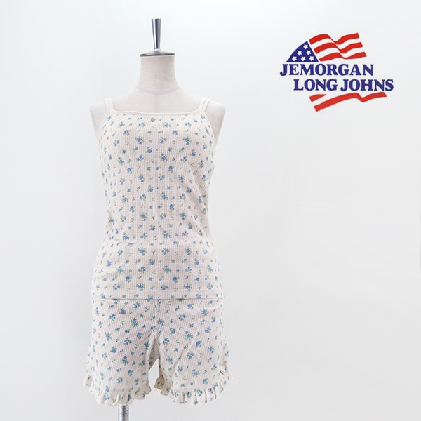 【SOLDOUT】JEMORGAN LONG JOHNS ジェーイーモーガンロングジョーンズ レディース サーマル キャミソールセットアップ［JE550-29S］【2024SS】