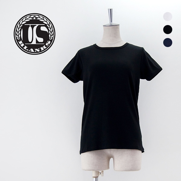 【SOLDOUT】US BLANKS ユーエスブランクス レディース オーガニックTシャツ［US530-ORG-4S］【2024SS】