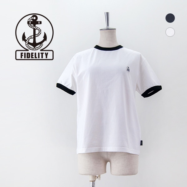 【SOLDOUT】FIDELITY フィデリティ レディース エンブレム リンガーTシャツ［24575409］【2024SS】