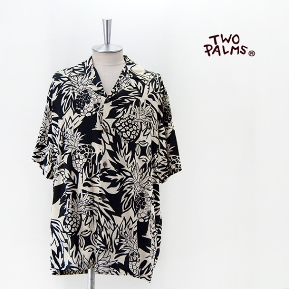 【SOLDOUT】TWO PALMS トゥーパームス メンズ レーヨンハワイアンシャツ WILD PINEAPPLE［501R-1-4S］【2024SS】