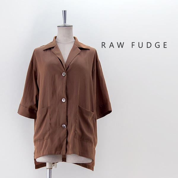 【SOLDOUT】RAW FUDGE ローファッジ レディース オープンカラーシャツ［7642310］【2024SS】