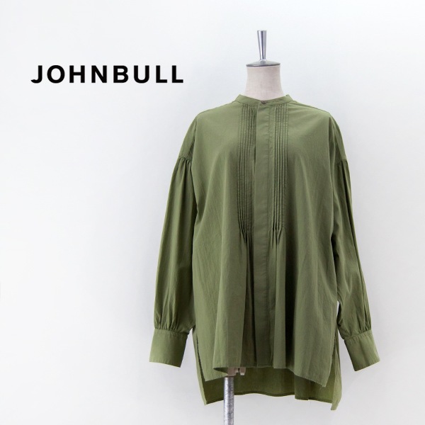 Johnbull ジョンブル レディース ピンタックチャンキーシャツ［JL242S09］【2024SS】