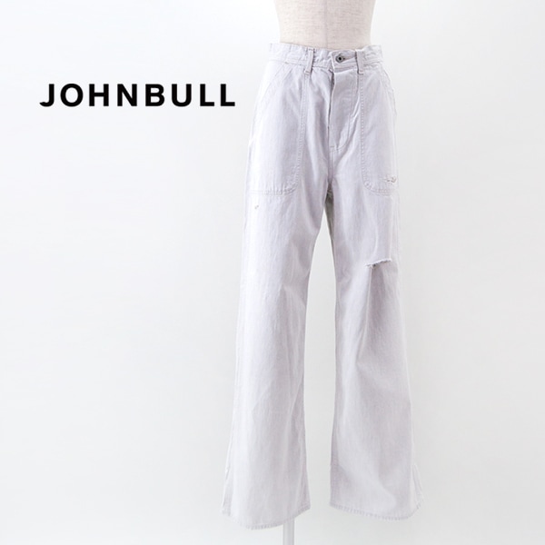 【SALE 40%OFF】Johnbull ジョンブル レディース 8オンスホワイトデニムハードワーカーデッキパンツ［JL242P25］【2024SS】【返品交換不可】