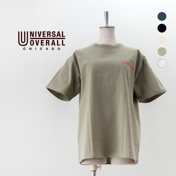 UNIVERSAL OVERALL ユニバーサルオーバーオール ユニセックス シカゴミュージアムツアー プリントＴシャツ［U2423208-D］【2024SS】