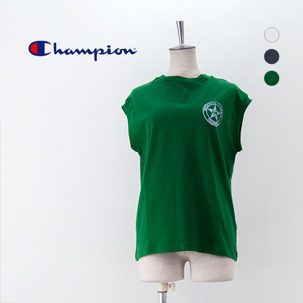 【SOLDOUT】Champion チャンピオン レディース ウィメンズ スリーブレスシャツ［CW-Z311］【2024SS】