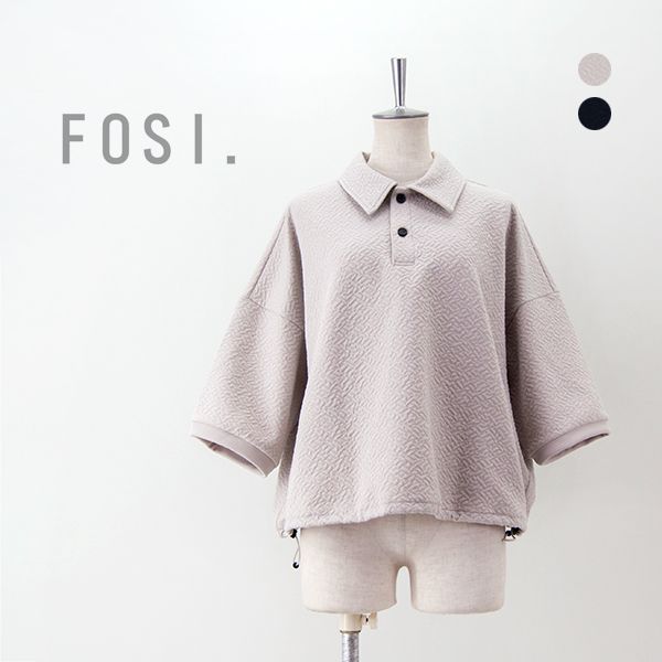 【SOLDOUT】FOSI. フォーシ レディース ショートスリーブ ワイドカットソー［F3252］【2024FW】