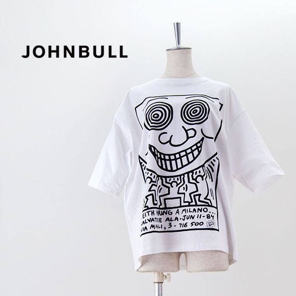【SOLDOUT】Johnbull ジョンブル ユニセックス キース・へリングTシャツ(001)［JT242C04］【2024SS】