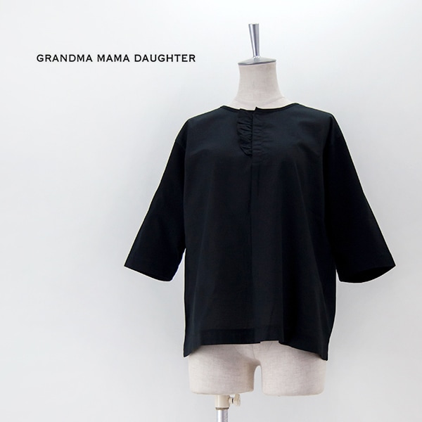 【SOLDOUT】GRANDMA MAMA DAUGHTER グランマ ママ ドーター レディース アシメフリルドッキングカットソー［GC2416831］【2024SS】