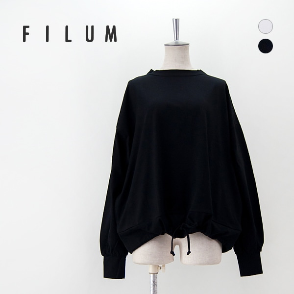 【SOLDOUT】FILUM フィルム レディース スソギュット プルオーバー［2403-202］【2024FW】