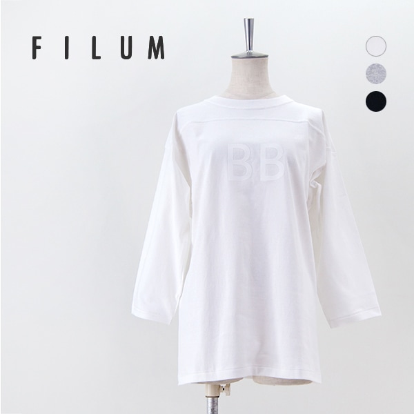 【SOLDOUT】FILUM フィルム レディース フットボールTシャツ(BB)［2403-211］【2024FW】