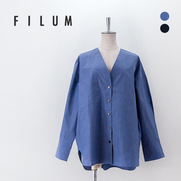 【SALE 50%OFF】FILUM フィルム レディース ジャケットシャツ［2403-109-2］【2024FW】【返品交換不可】