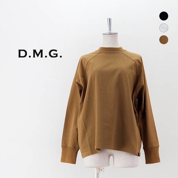 DMG ドミンゴ レディース 14/1BD天竺 ラグランロングTシャツ［19-0120N］【2024FW】