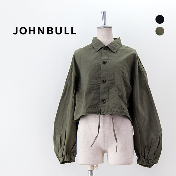 【SALE 20%OFF】Johnbull ジョンブル レディース コットンリネンカルゼクロップドシャツ［JL243S02］【2024FW】【返品交換不可】