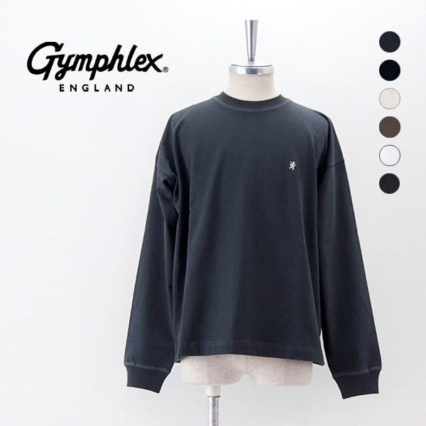 Gymphlex ジムフレックス メンズ ヘビーウェイトジャージー 長袖ビッグTシャツ［GY-C0389HWJ］【BASIC】