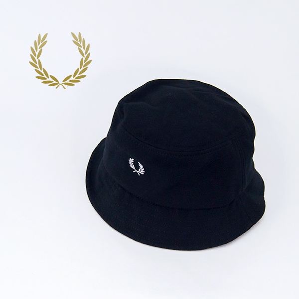 【SOLDOUT】FRED PERRY フレッドペリー ピケ バケットハット［HW6730］【2024FW】
