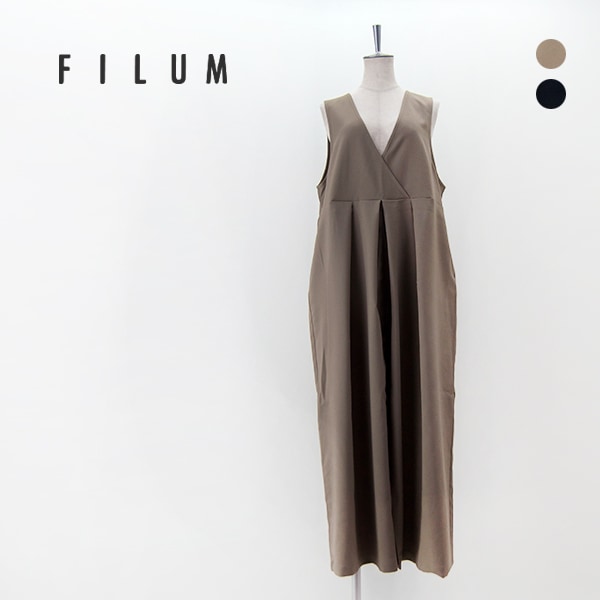 【SOLDOUT】FILUM フィルム レディース ジャンプスーツ［2403-108］【2024FW】