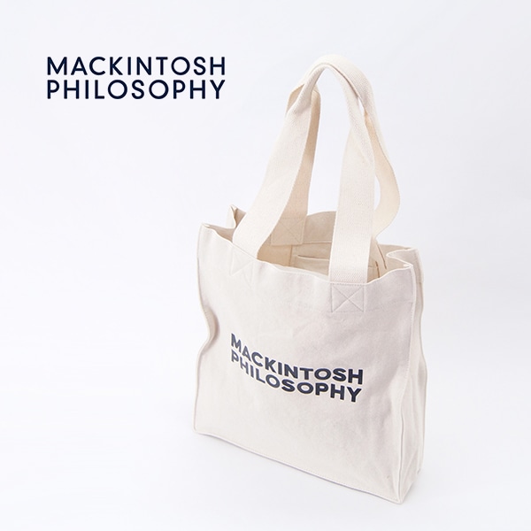 【SOLDOUT】MACKINTOSH PHILOSOPHY マッキントッシュ フィロソフィー GREY LABEL ボールドロゴトート［R9170380］【2024FW】