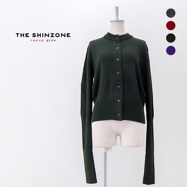 シンゾーン　THESHINZONE 長袖カーディガン ロングリブカーディガン THE SHINZONE シンゾーン LONG RIB CARDIGAN ロングリブ