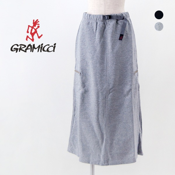 【SOLDOUT】Gramicci グラミチ レディース クラシックスウェットスカート［G4FW-SK033］【2024FW】