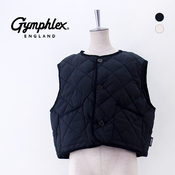 Gymphlex ジムフレックス レディース キルトダウンショートベスト［GY