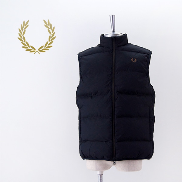【SOLDOUT】FRED PERRY フレッドペリー メンズ インシュレイテッド ジレ［J8522］【BASIC】