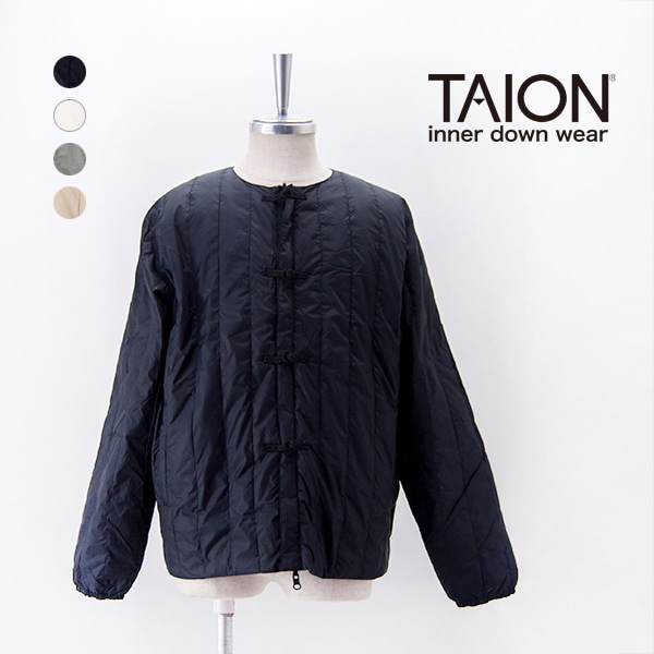 TAION タイオン ユニセックス ジャパンスペシャル チャイナボタン ダウンジャケット［TAION-JK01JS］【BASIC】