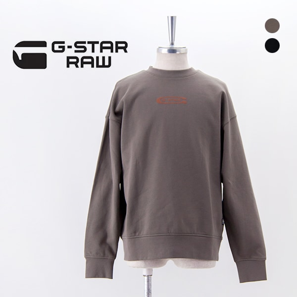 【SALE 50%OFF】G-STAR RAW ジースターロゥ メンズ サークル ジースターグラフィックセーター［D25102-D257］【2024FW】【返品交換不可】