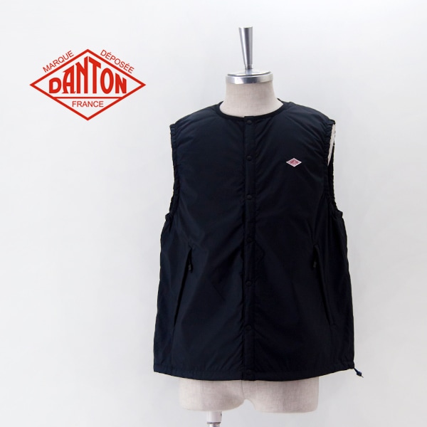 【SOLDOUT】DANTON ダントン メンズ インサレーション カラーレスベスト［DT-A0635SNT］【2025SS】