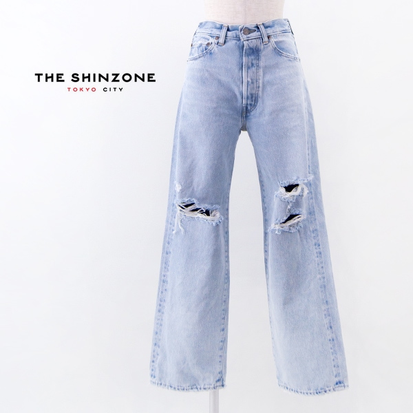 【SALE 20%OFF】THE SHINZONE シンゾーン レディース ニューヨーカーデニムパンツ(DAMAGED)［25SMSPA06］【2025SS】【返品交換不可】