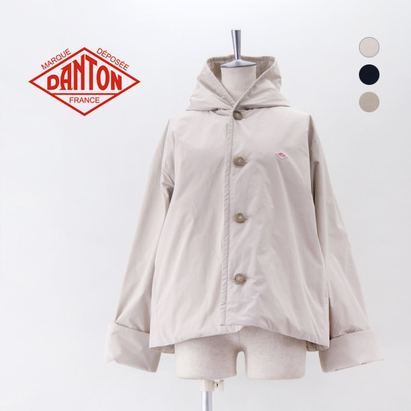 DANTON ダントン レディース インサレーション フーデットジャケット［DT-A0673PNT］【BASIC】