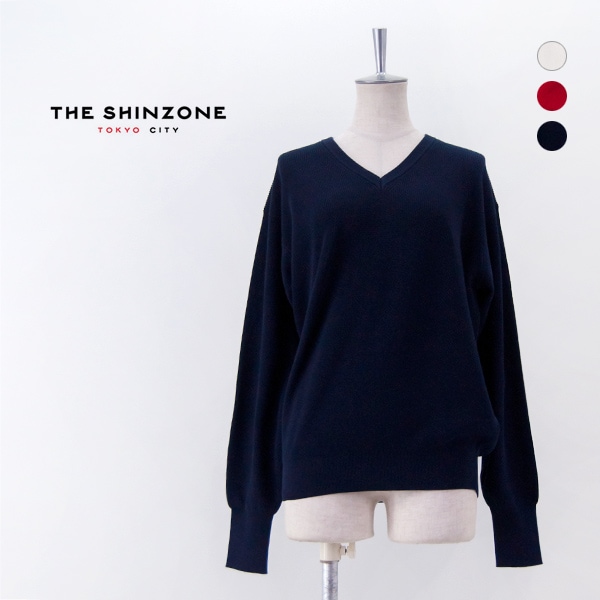 【SALE 20%OFF】THE SHINZONE シンゾーン レディース ハイツイスト コットンニットプルオーバー［25SMSNI02］【2025SS】【返品交換不可】