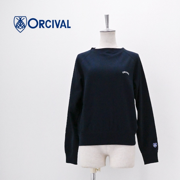 ORCIVAL オーシバル レディース コットン裏毛 スウェットプルオーバー［OR-C0429MAZ］【BASIC】