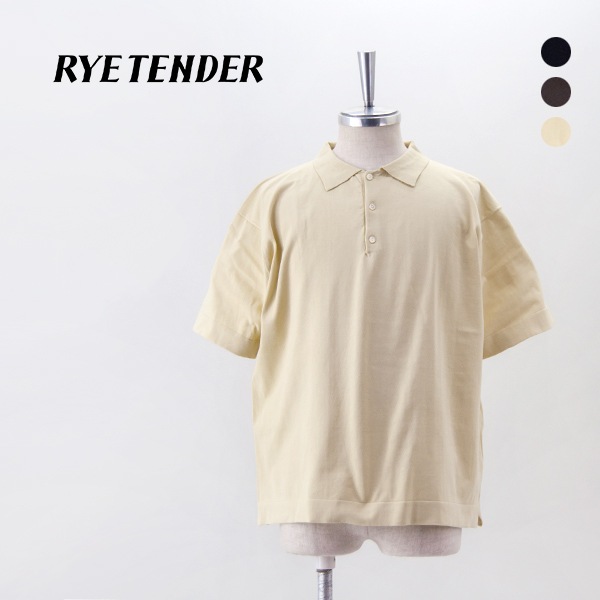 RYE TENDER ライテンダー ユニセックス アダムス ポロシャツ［010042500］【2025SS】