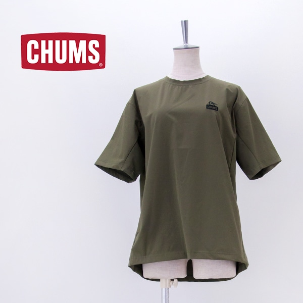 CHUMS チャムス レディース エアトレイルストレッチチャムスTシャツ［CH11-2580］【BASIC】