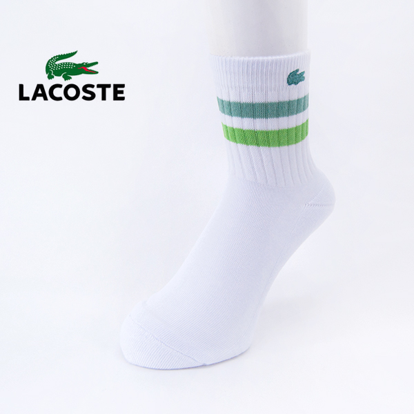 【SOLDOUT】LACOSTE ラコステ ラインドアメリブショートソックス［RA458J-99］【2025SS】