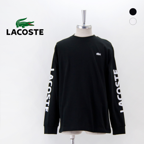 【SOLDOUT】LACOSTE ラコステ メンズ ヘビーウェイトスリーブプリントTシャツ［TH6375-99］【2025SS】