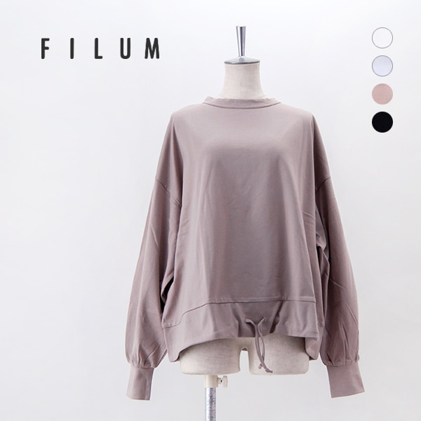 【SOLDOUT】FILUM フィルム レディース スソギュット プルオーバー［2409203］【2025SS】