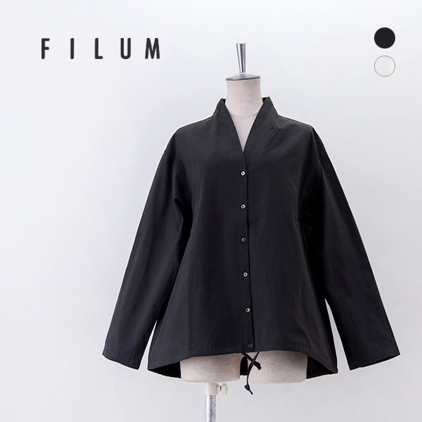 【SOLDOUT】FILUM フィルム レディース がっしりカーデシャツ［2411111］【2025SS】