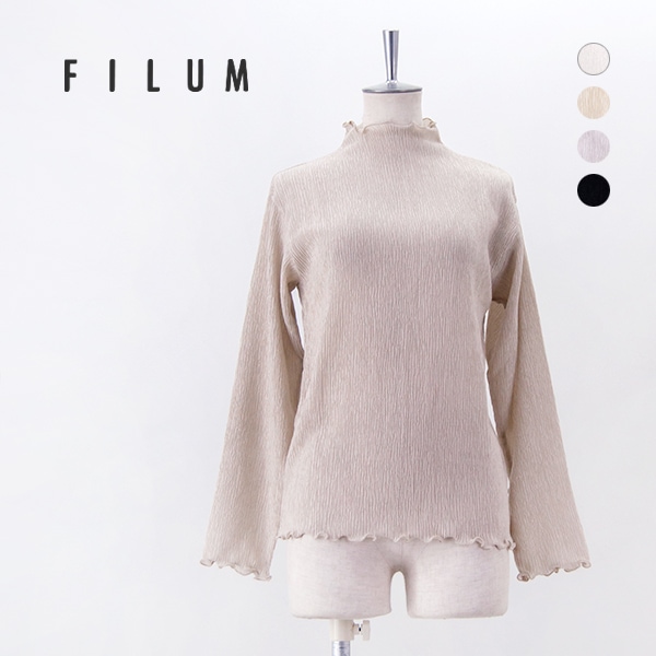 【SALE 40%OFF】FILUM フィルム レディース こだわりおとなプルオーバー［2411201］【2025SS】【返品交換不可】