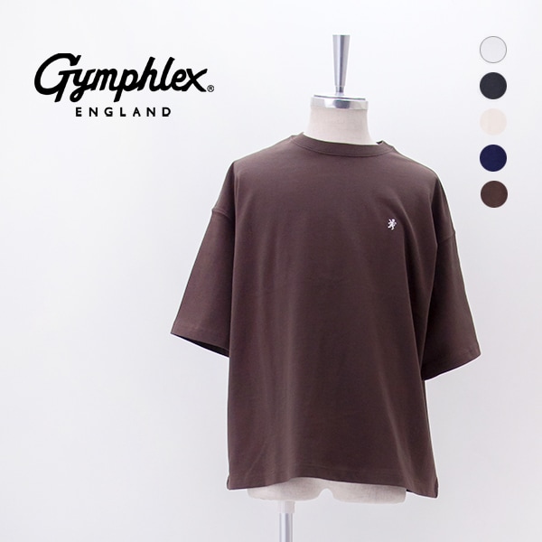 Gymphlex ジムフレックス メンズ クルーネック ショートスリーブTシャツ［GY-C0441DDH］【BASIC】