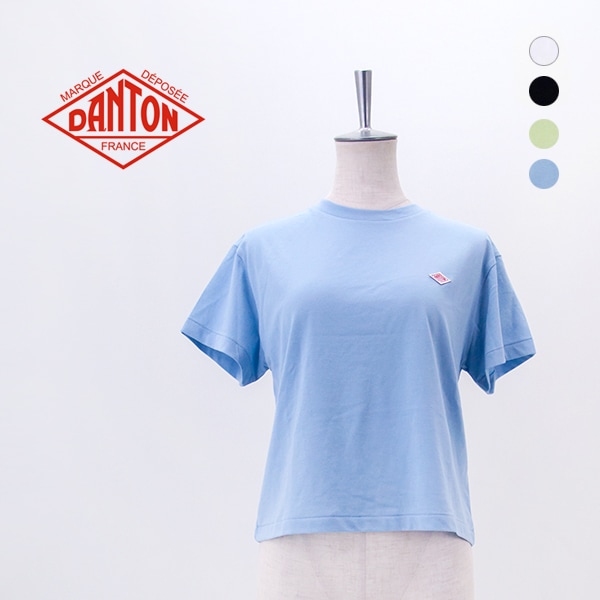 DANTON ダントン レディース クルーネック ショートTシャツ［DT-C0408CVT］【BASIC】