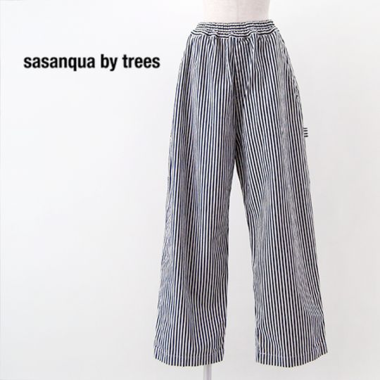 【SOLDOUT】sasanqua by trees サザンカバイツリーズ レディース ヒッコリーイージーペインターパンツ［AN-271］【2025SS】
