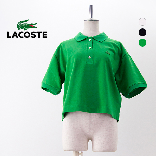 SOLDOUT】LACOSTE ラコステ レディース クロップドポロシャツ
