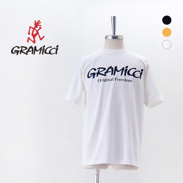 【SOLDOUT】Gramicci グラミチ ユニセックス オリジナルフリーダムロゴTシャツ［G5SU-T175］【2025SS】