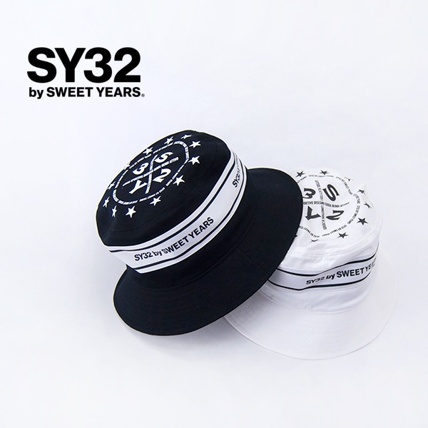 【SOLDOUT】SY32 by SWEET YEARS エスワイサーティトゥバイスィートイヤーズ テープデザイン バケットハット［15059］【2025SS】