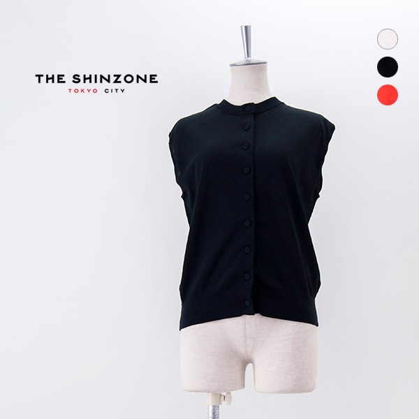 【SALE 20%OFF】THE SHINZONE シンゾーン レディース アイスコットン ニットスリーブレストップ［25MMSNI05］【2025SS】【返品交換不可】